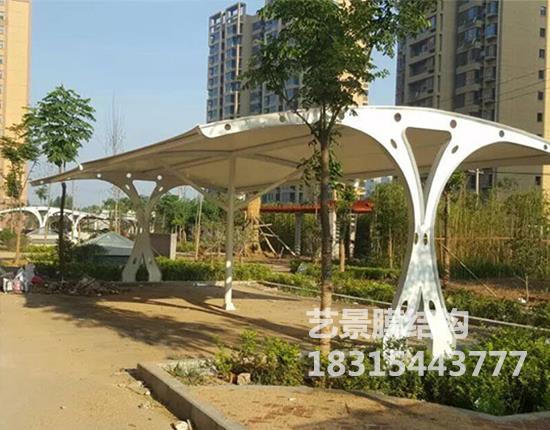 枣庄建设银行家属楼膜结构车棚