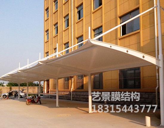 青岛市城阳区三利集团自行车棚膜结构工程