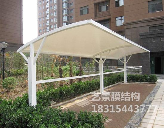 滨州市沾化县滨海镇政府膜结构停车棚