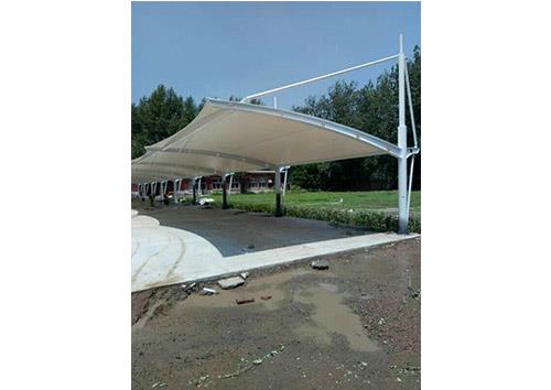 山西长治公路管理段膜结构自行车棚 山西长治公路管理段膜结构自行车棚